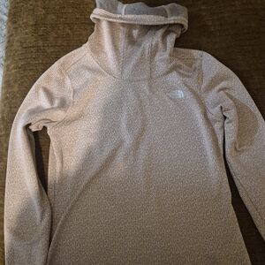 The North Face Light Brown Textured Hoodie